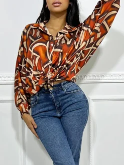 Loose Digital Printed Spring And Autumn Batman Long-Sleeved Comfortable Casual Shirt For Women