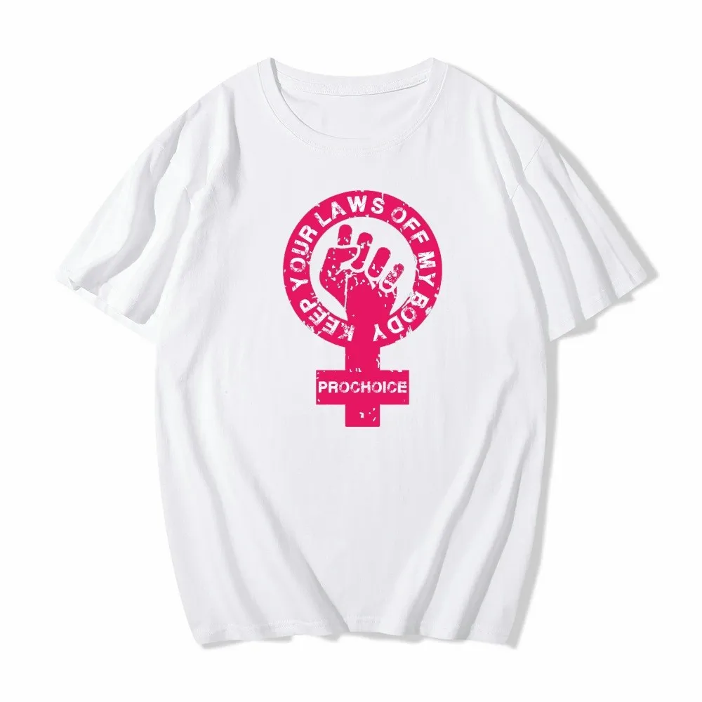 Mind Your Own Utters Anti-Abortion Roe Wade Letter Print Cotton White T-Shirt Plus Size - Image 11