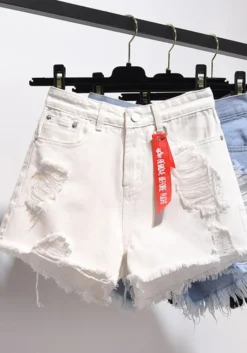 Women's Denim Shorts Loose Wide Leg Shorts Slim Fit Girls Shorts