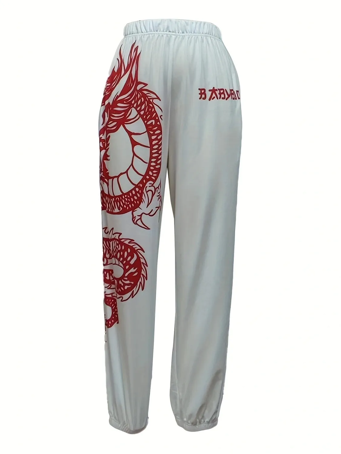 Autumn Winter Women's Printed Fashion Elastic Waist Sports Casual Harem Pants For Women - Image 16