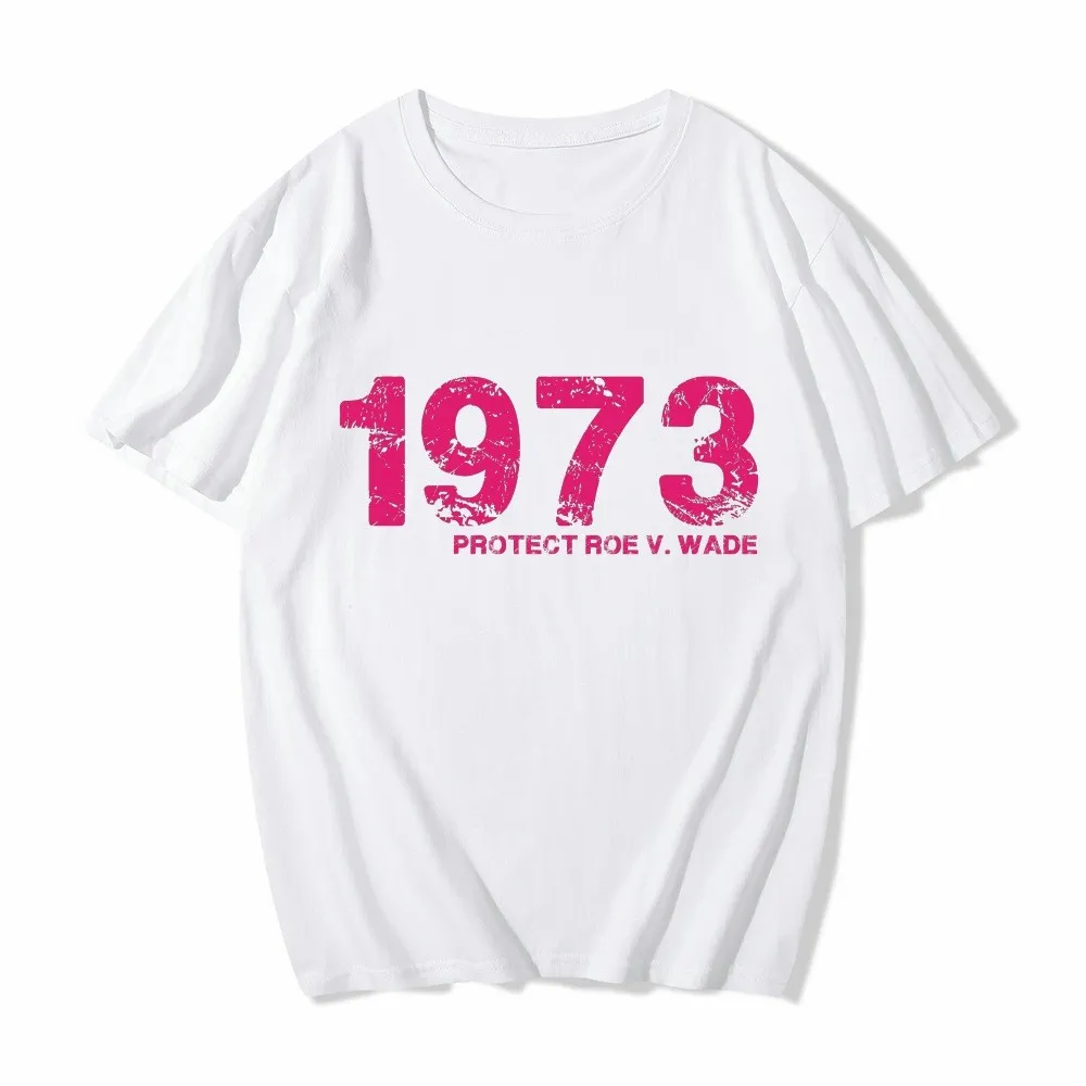 Mind Your Own Utters Anti-Abortion Roe Wade Letter Print Cotton White T-Shirt Plus Size - Image 4