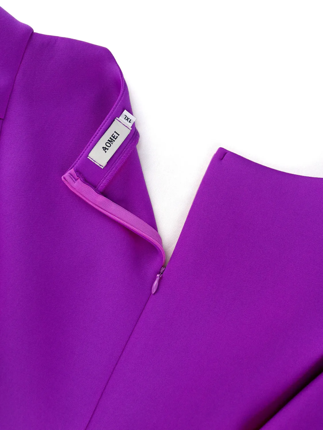 Women Spring Studded V Neck Elegant Party Ruffle Sleeve Dress - Image 11