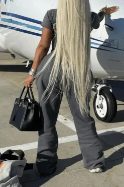 Street Fashion Trendy Print Sports Casual Sweatpants