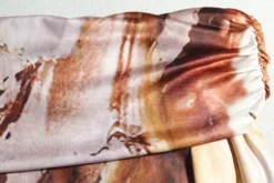 Women's Retro Fashion Print Sexy Off Shoulder Long Sleeve Trendy Dress