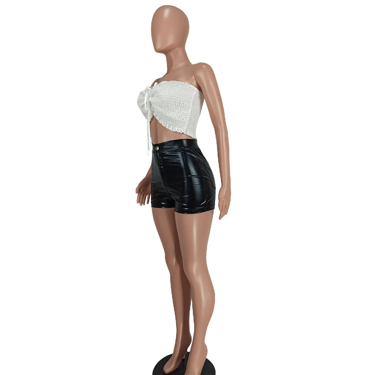 Ladies Sexy Fashion Casual Solid Color Mini Shorts - Image 12