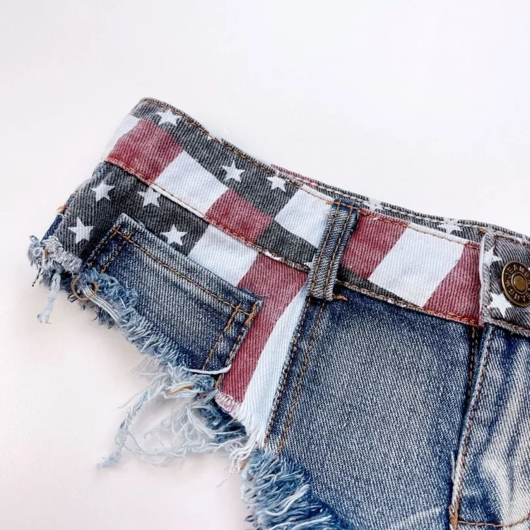 Fashion Summer Low Rise Denim Pants Denim Shorts Shorts Beach Shorts Plus Size Low Ripped Ripped - Image 2