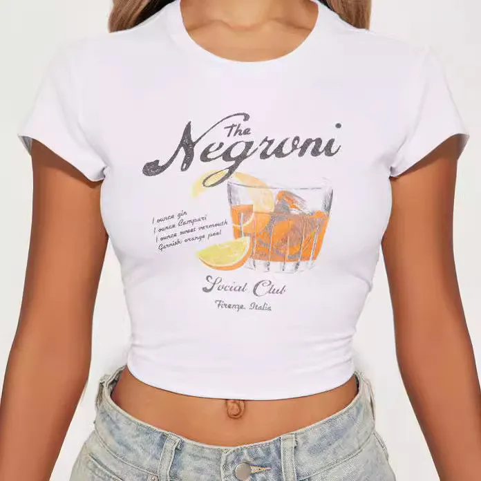 Women Printed Crop T-Shirt - Image 10