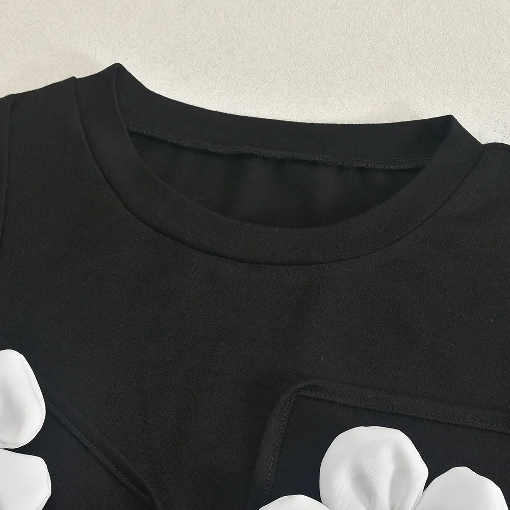 Summer Style Patchwork Contrast T-Shirt - Image 12