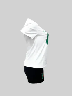 Summer Fashion Women's Letter Printed Short Sleeve Casual Two Piece Shorts Set