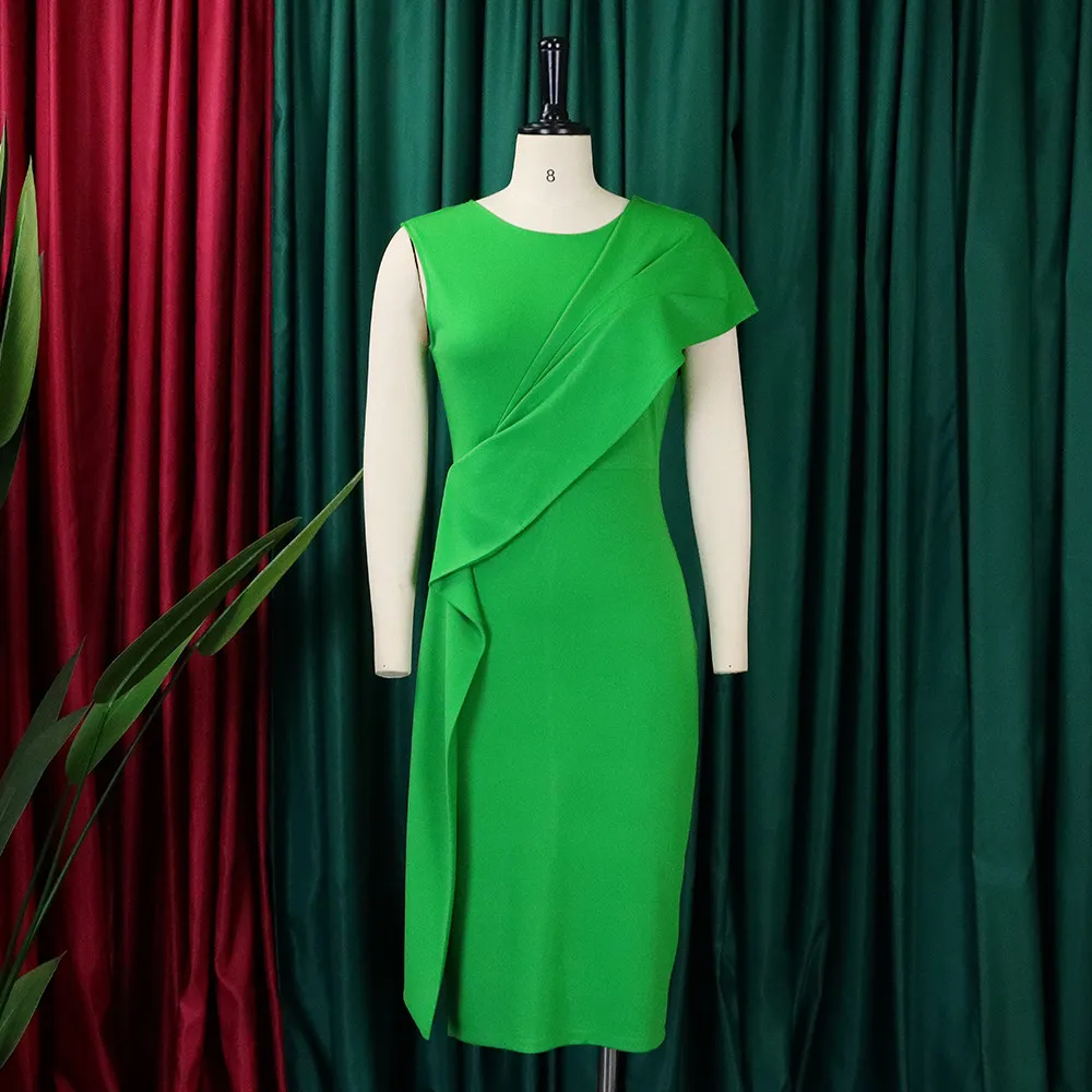 Women's Summer Fashion Bodycon Tonle Plus Size African Dress - Image 7