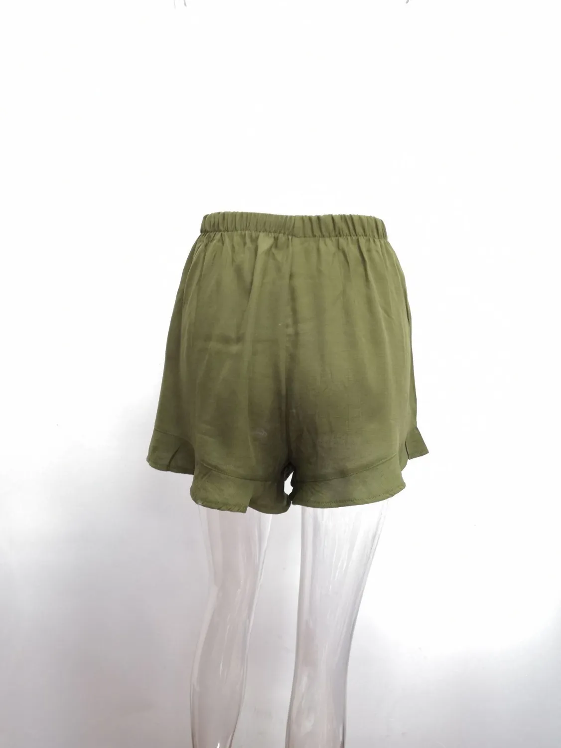 Summer Casual High Waist Pleated Loose Shorts - Image 17