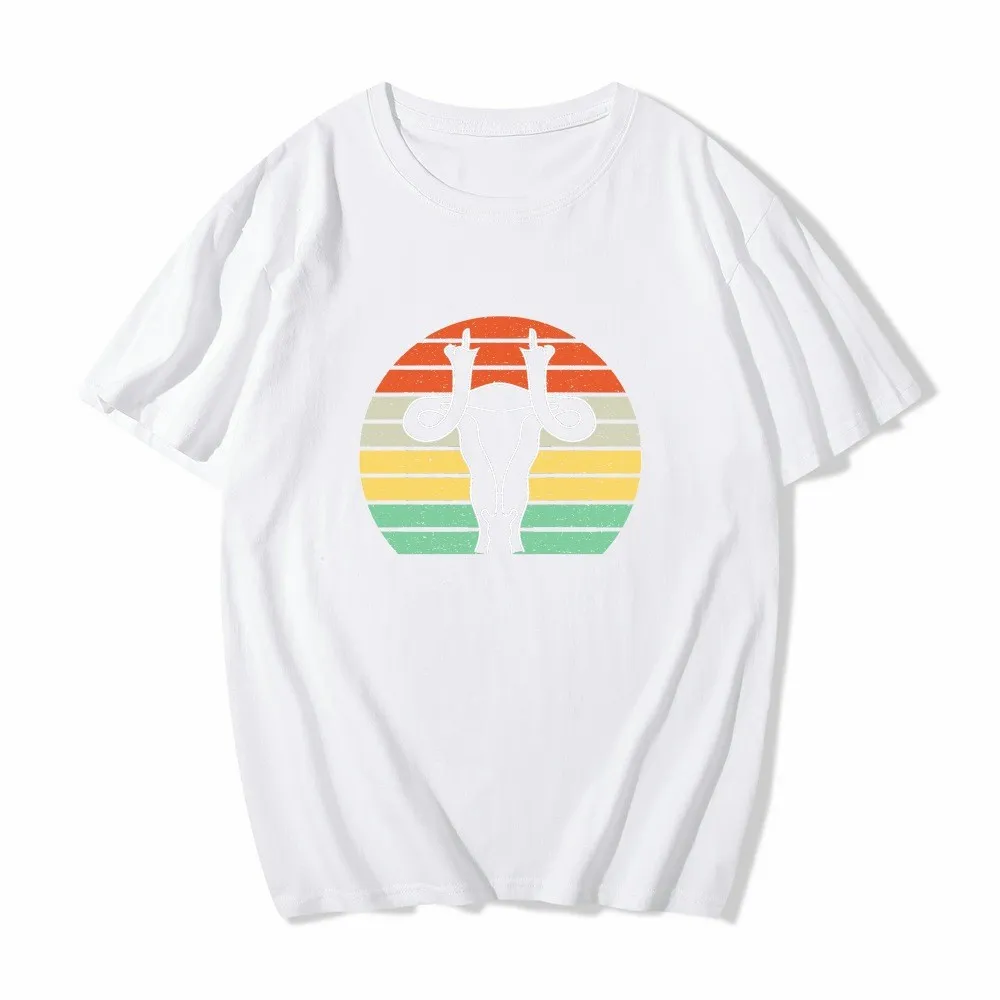 Mind Your Own Utters Anti-Abortion Roe Wade Letter Print Cotton White T-Shirt Plus Size