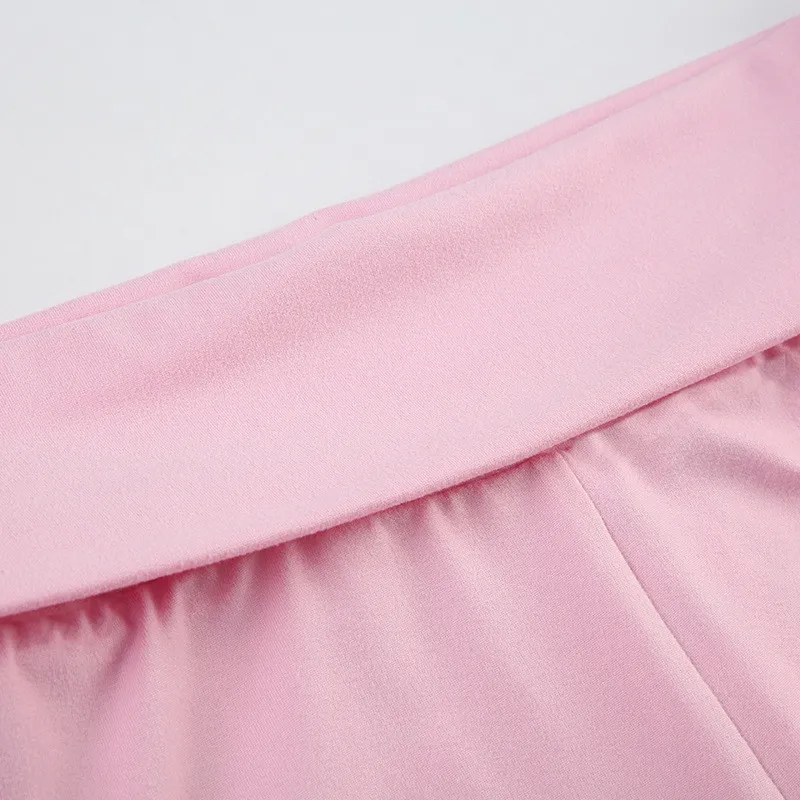 Fashionable Hollow Floral Shorts Outdoor Wear Patchwork Ring Casual Sweatpants - Image 12