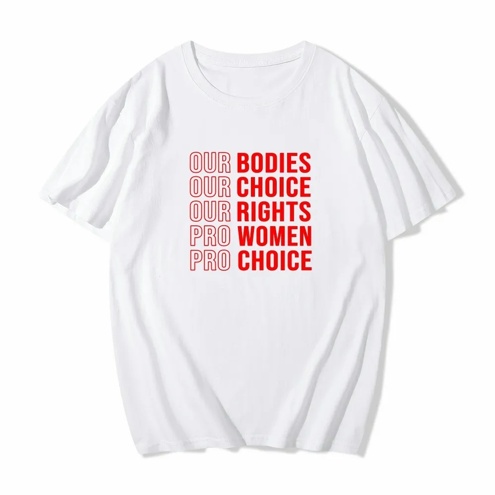Mind Your Own Utters Anti-Abortion Roe Wade Letter Print Cotton White T-Shirt Plus Size - Image 20