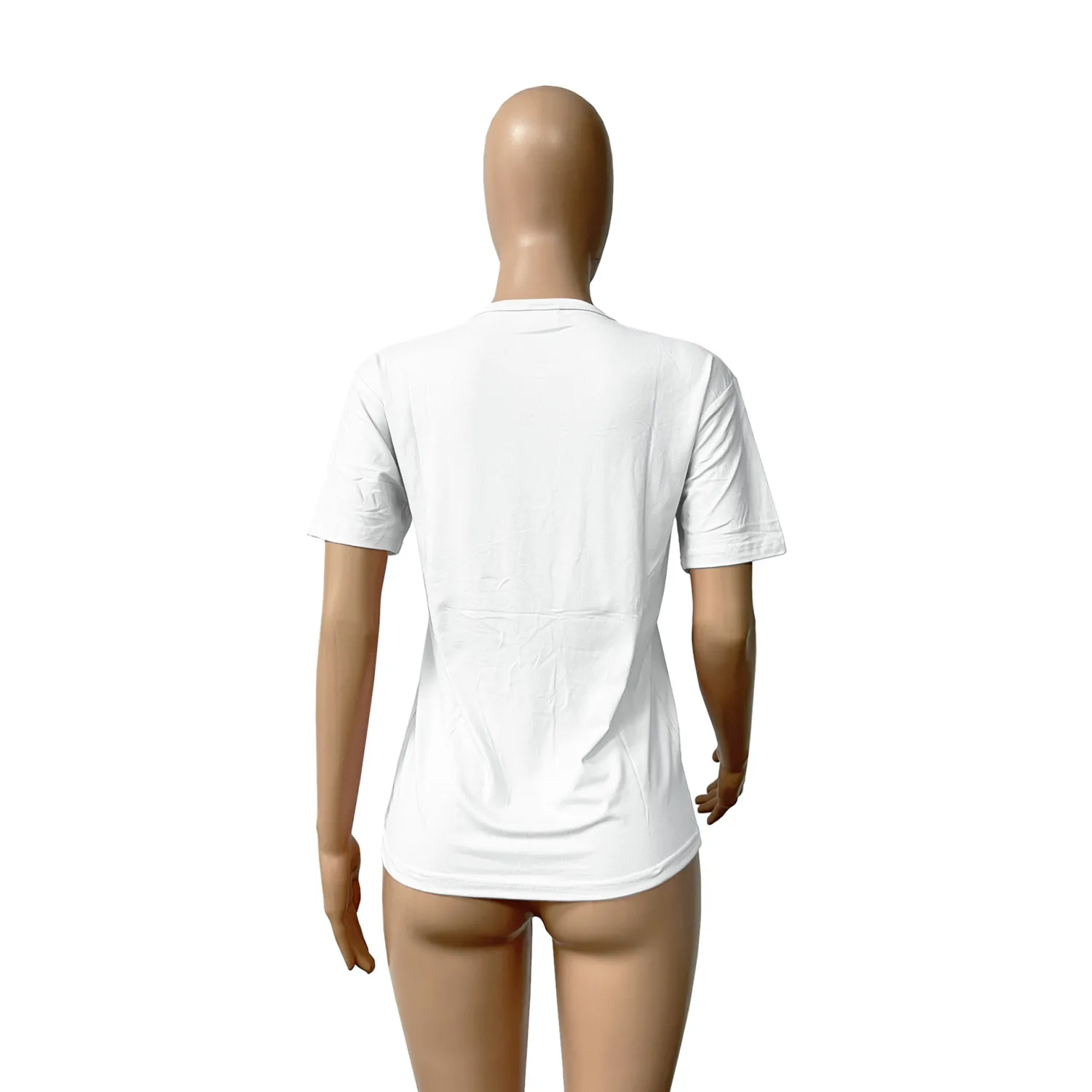 Women Printed Round Neck Short Sleeve T-Shirt - Image 11