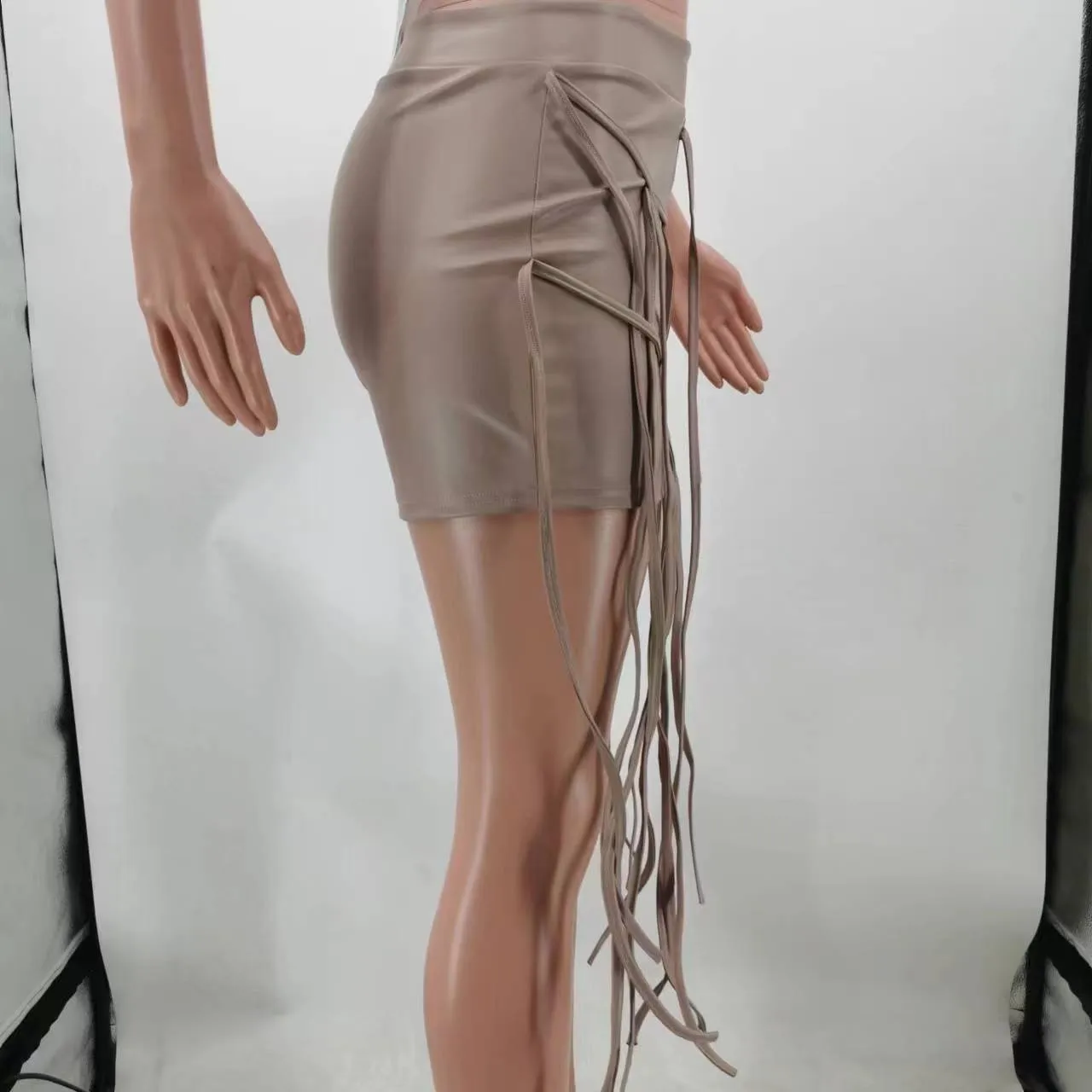 Ladies' Fashion Summer Leather Casual Style Shorts - Image 18