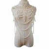 Sexy Tassel Pearl Sweater Chain Fashion Multilayer Pearl Body Chain