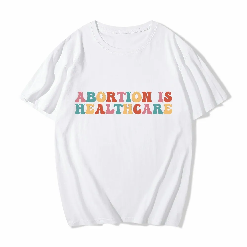 Mind Your Own Utters Anti-Abortion Roe Wade Letter Print Cotton White T-Shirt Plus Size - Image 14