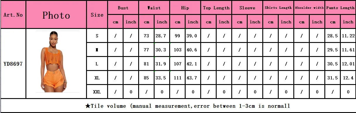 Ladies Fashion Casual Ripped Raw Denim Shorts - Image 4