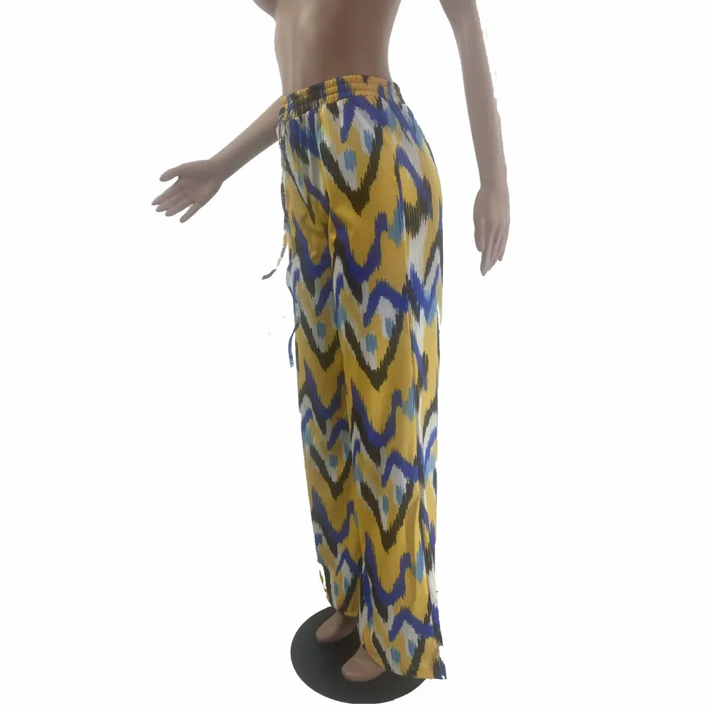 Women's Fashion Print Wide Leg Casual Pants - Image 15