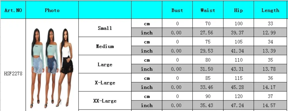 Sexy Ripped High Waist Denim Shorts - Image 5