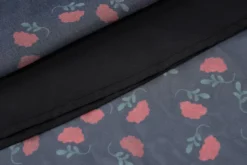 Women Summer French Holidays Printed V-Neck Strapless Chiffon Dress