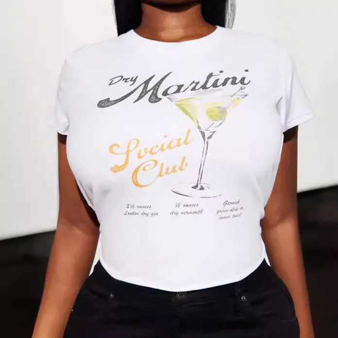 Women Printed Crop T-Shirt - Image 13